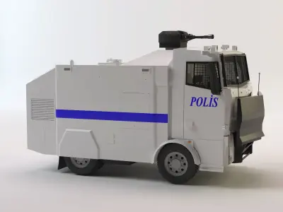 Toma - Turkish Police Vehicle  For Riot Control 3D model