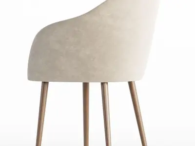 Lili Dining Chair 3D model