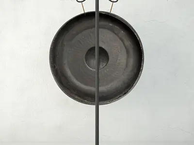 19th Century Laos Bronze Gong 4 3D model