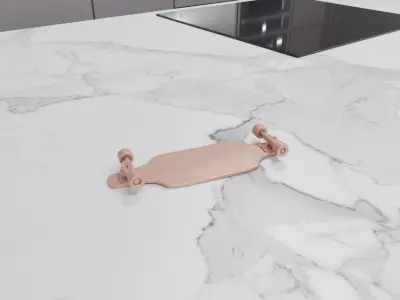 Longboard Toy 3D print model