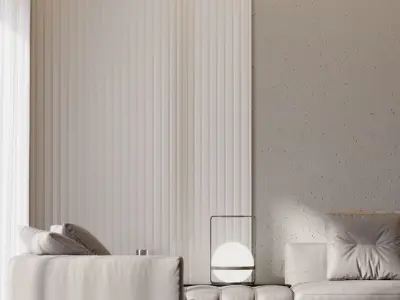 living room and kitchen design scene in 3dsmax  corona 3D model