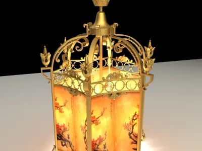 Chinese lantern 3D model 18