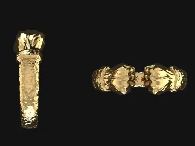 NEO UNISEX RING SPECIAL SERIES14 FIST 3D print model