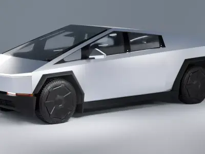 Tesla Cybertruck 2025 3D model