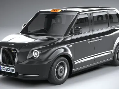 London Taxi Cab LEVC passenger 2021 3D model