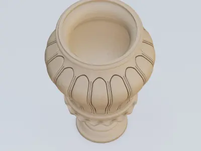 Garden urn planter15 3D model