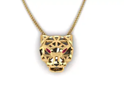 Panther net pendant 3D print model 3D print model