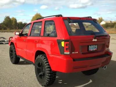 JEEP GRAND CHEROKKE ARB RED  3D model