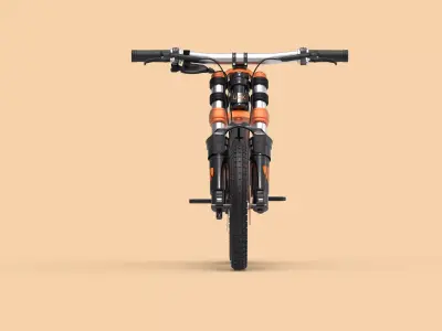 Modern bicycle 3D model