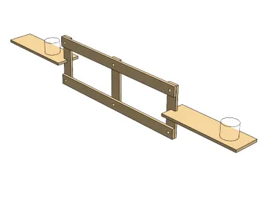 Roberval scales 3D print model