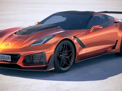 Chevrolet Corvette ZR1 CG 2019 3D model