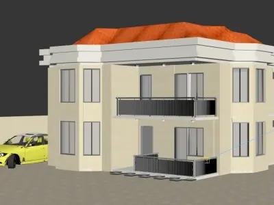 Building villa  3D model
