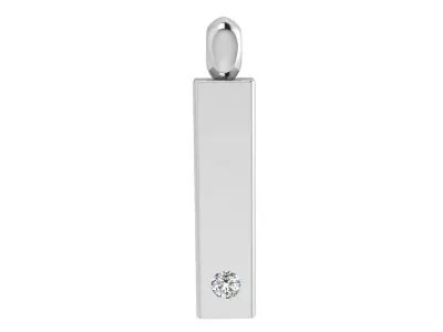 Rectangular Pendant 3750 3D print model
