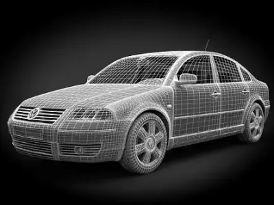 volkswagen passat 3D model