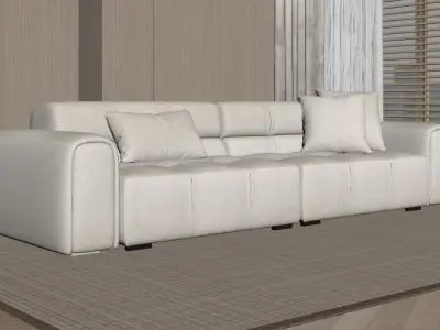 modern sofa chair  3D model