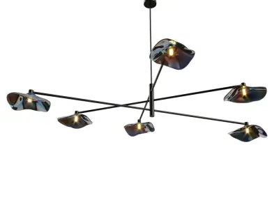 John pomp Calla chandelier 3D model