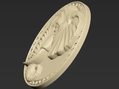 Elephant Head A74 3D print model