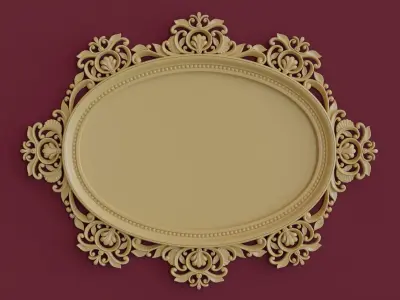 3d Frames STL file Collection for CNC and Architectural Modeling 3D model