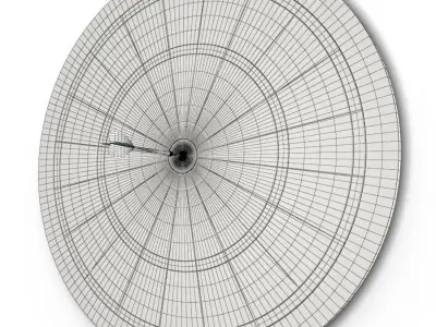 Target and Darts Game 3D model