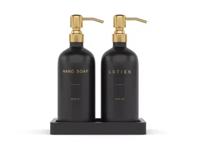 Luxury Soap and Lotion Dispenser 3D model