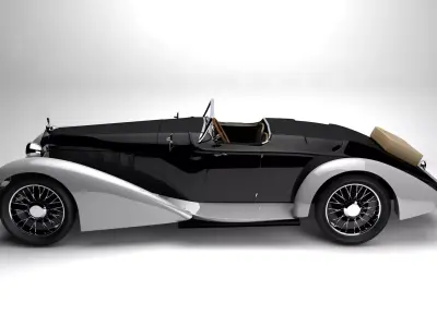 Classic car 3D model