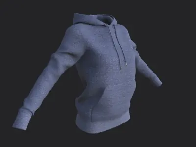 Hoodie Low-poly 3D model