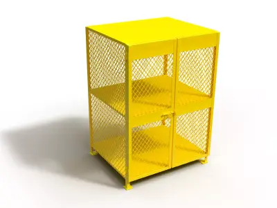 3D model of a box for a gas cylinder 3D model