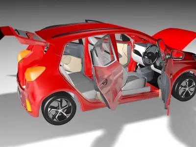 Car Intirior 3D model