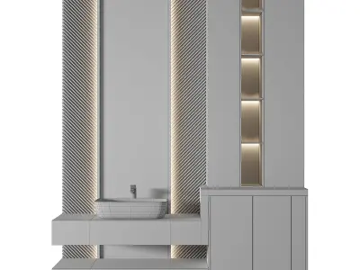 Luxury Bathroom 179 3D model