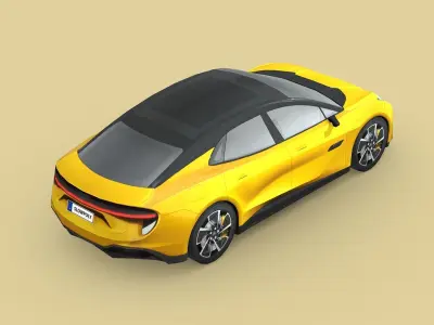 Lotus Emeya 2024 Low-poly 3D model