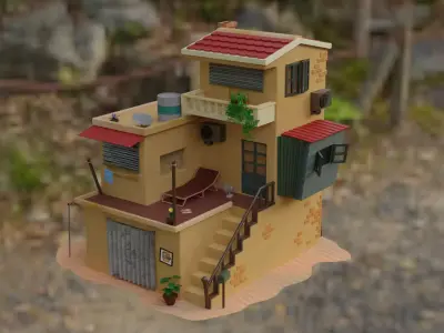Sitilized House 3D model