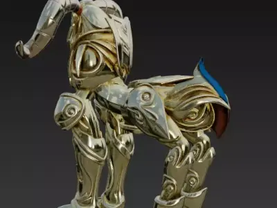 Saint Seiya Aries Armor 3D print model
