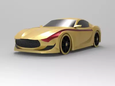 sport car stl obg rhino 3dsmax  3D model