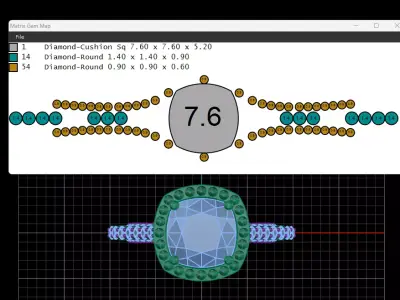 jewelry ring 333 Free 3D print model