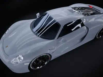 Porsche 918 Spyder 2016 Free 3D model