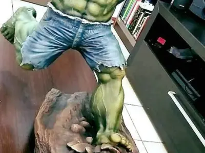HULK  He is always angry   3D print model