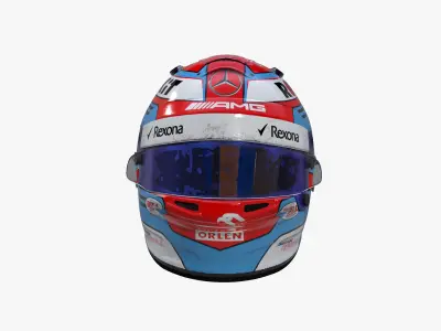 Russell helmet 2019 Low-poly 3D model