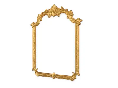 Plaster decorative frame ornament 29 3D model