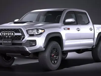 Toyota Tacoma TRD Pro 2017 3D model