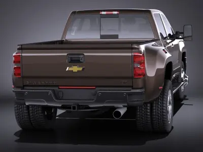 Chevrolet Silverado HD 2015 VRAY 3D model