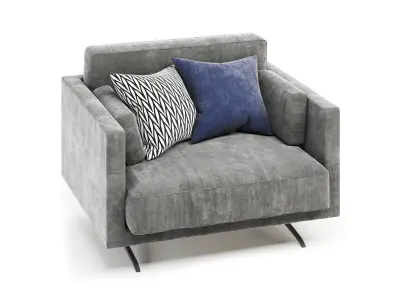 Miller Sofa-single 3D model