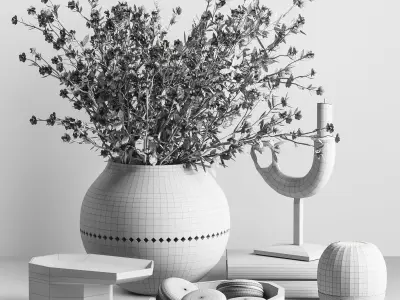 Decorative set044 3D model