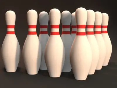 Bowling pins  3D model