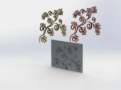Flower Ornament 3D model