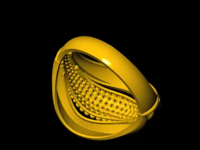 bend  bead ring 3D print model
