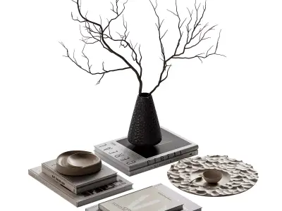 Decorative set 45 3D model buy