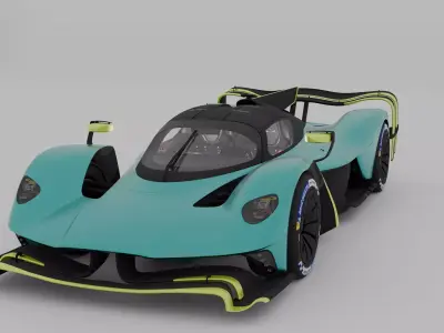 Aston Martin Valkyrie AMR Pro 3D model