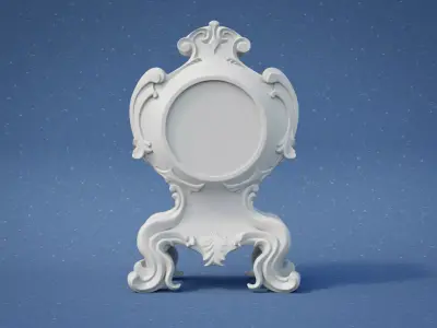 Wonderland Clock 3D print model