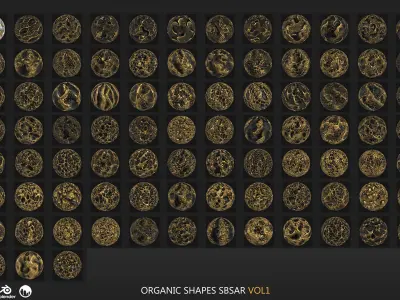 200 SBSAR Organic Shapes Materials  Texture