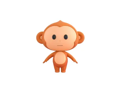 Character078 Monkey 3D model
